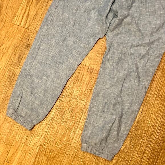 Athleta Cabo Linen Joggers in Chambray Blue Size 4 - Picture 11 of 15